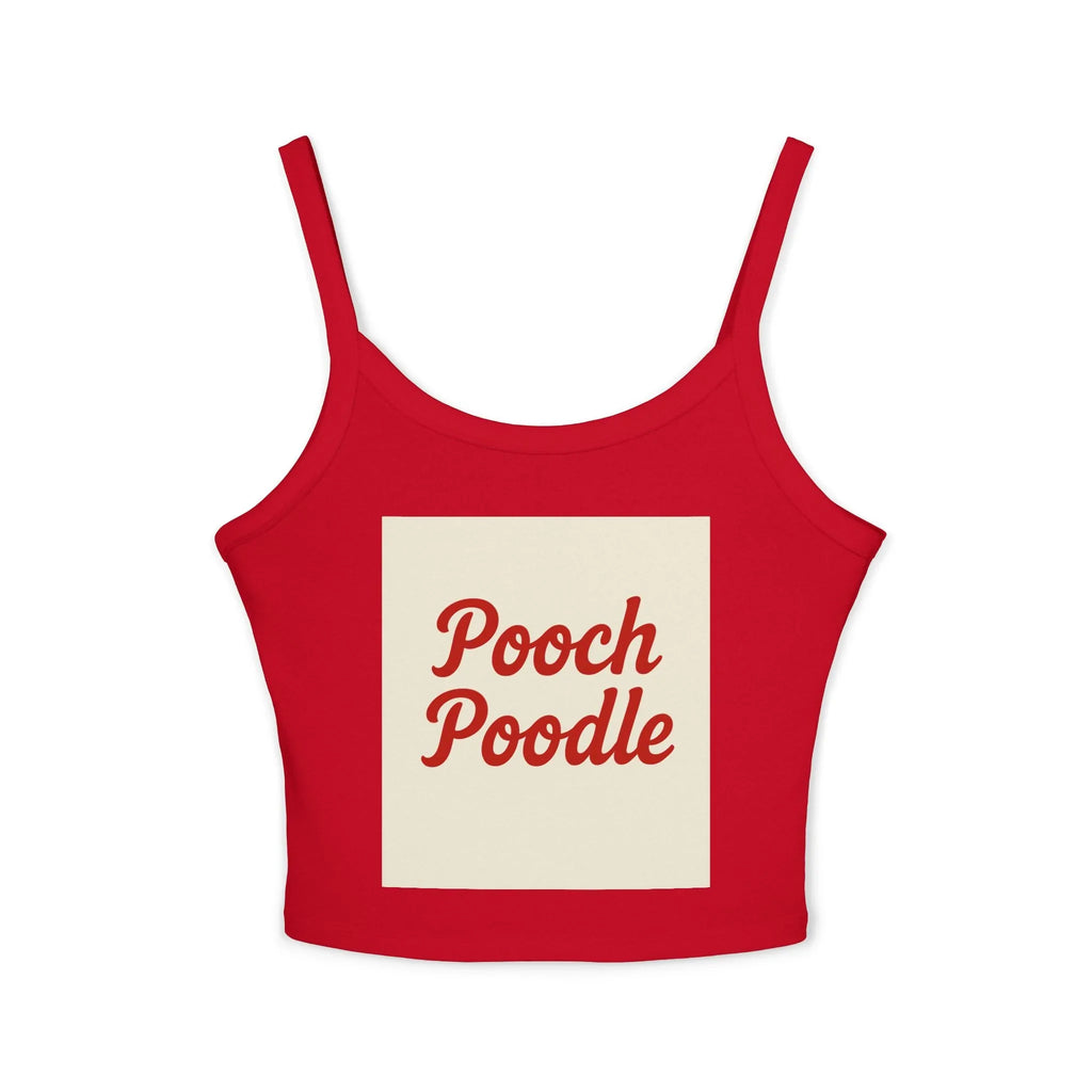 Pooch Poodle Spaghetti Strap Tank Top | Pooch Poodle