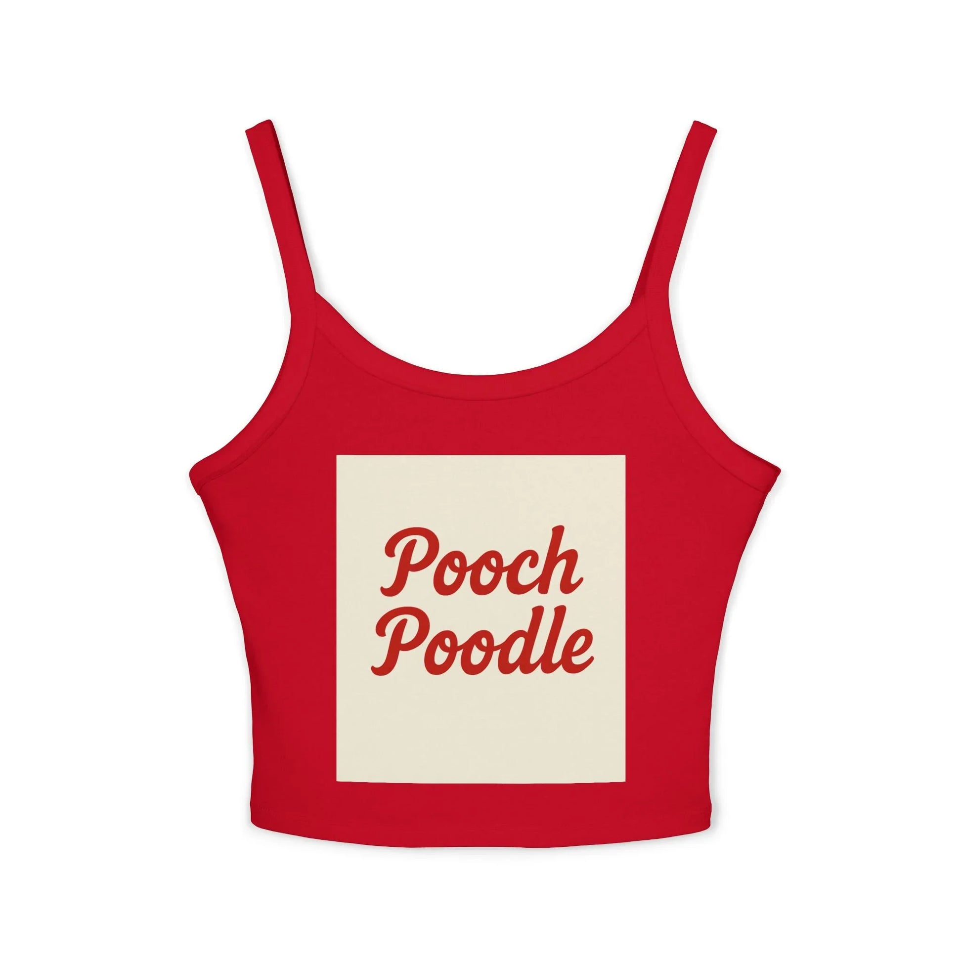 Pooch Poodle Spaghetti Strap Tank Top | Pooch Poodle