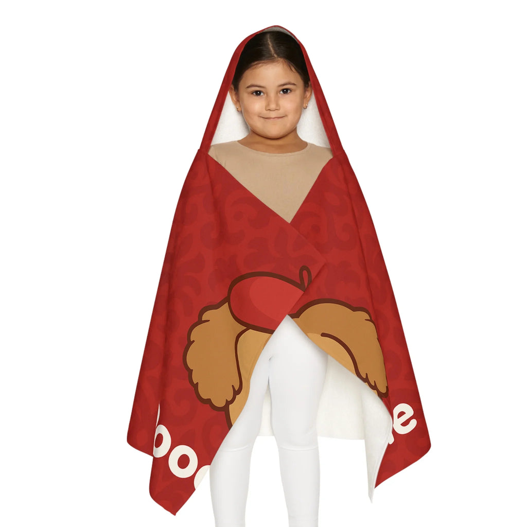 Youth Hooded Towel | Pooch Poodle