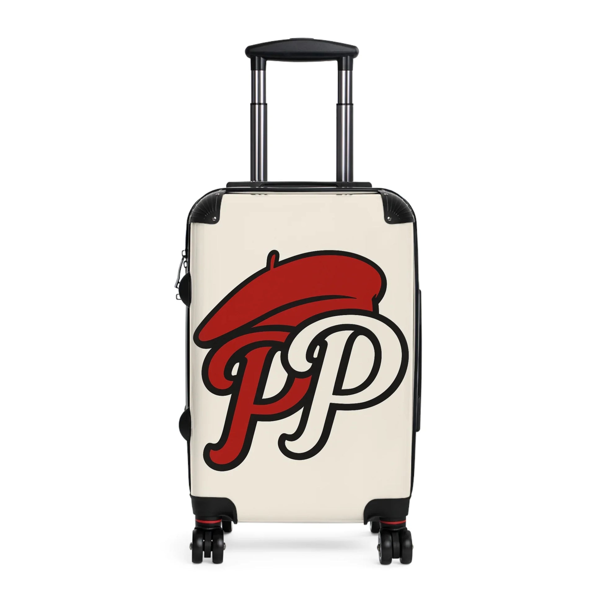 Cute Travel Suitcase with Beret Design