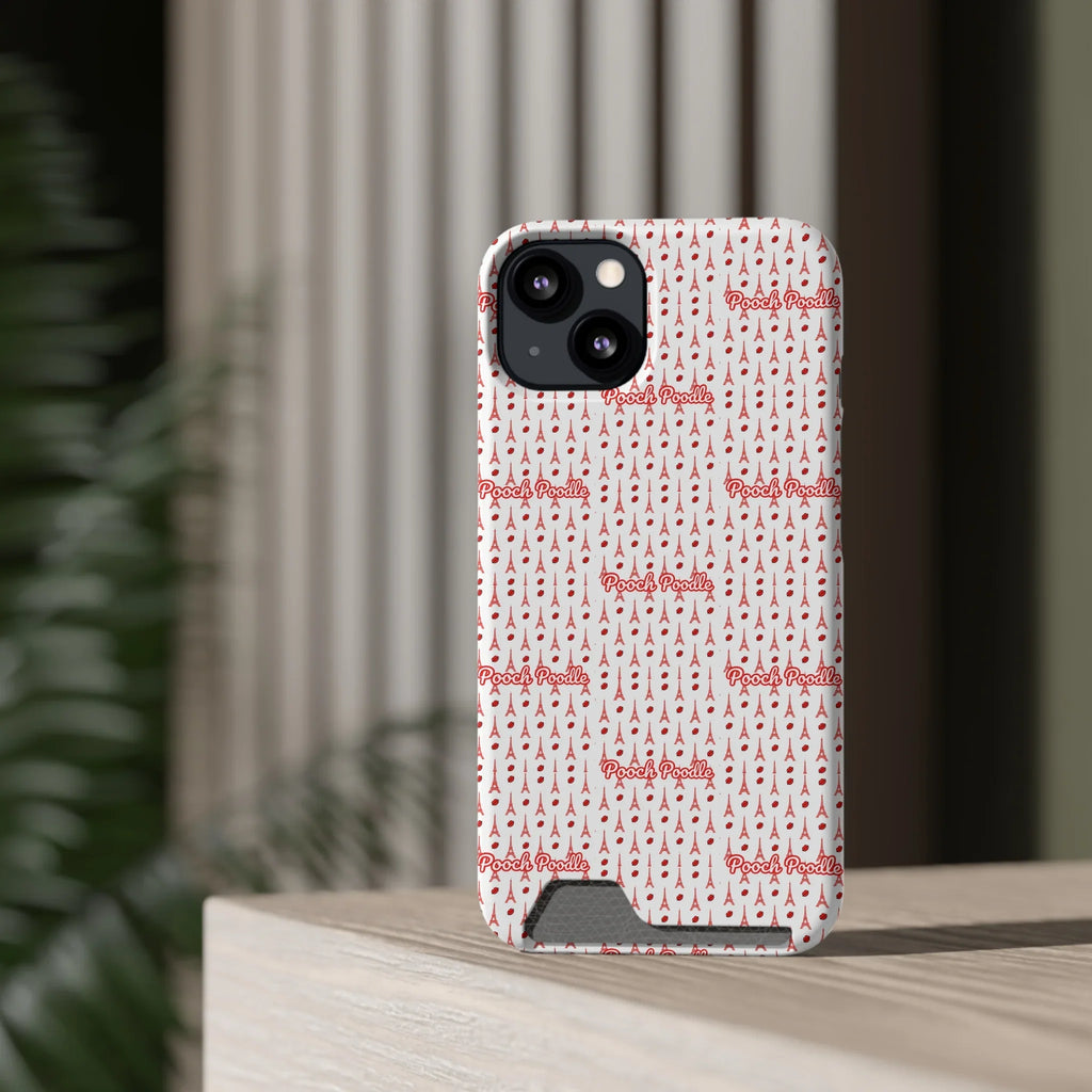 Cute Protective Phone Card Holder Case | Pooch Poodle