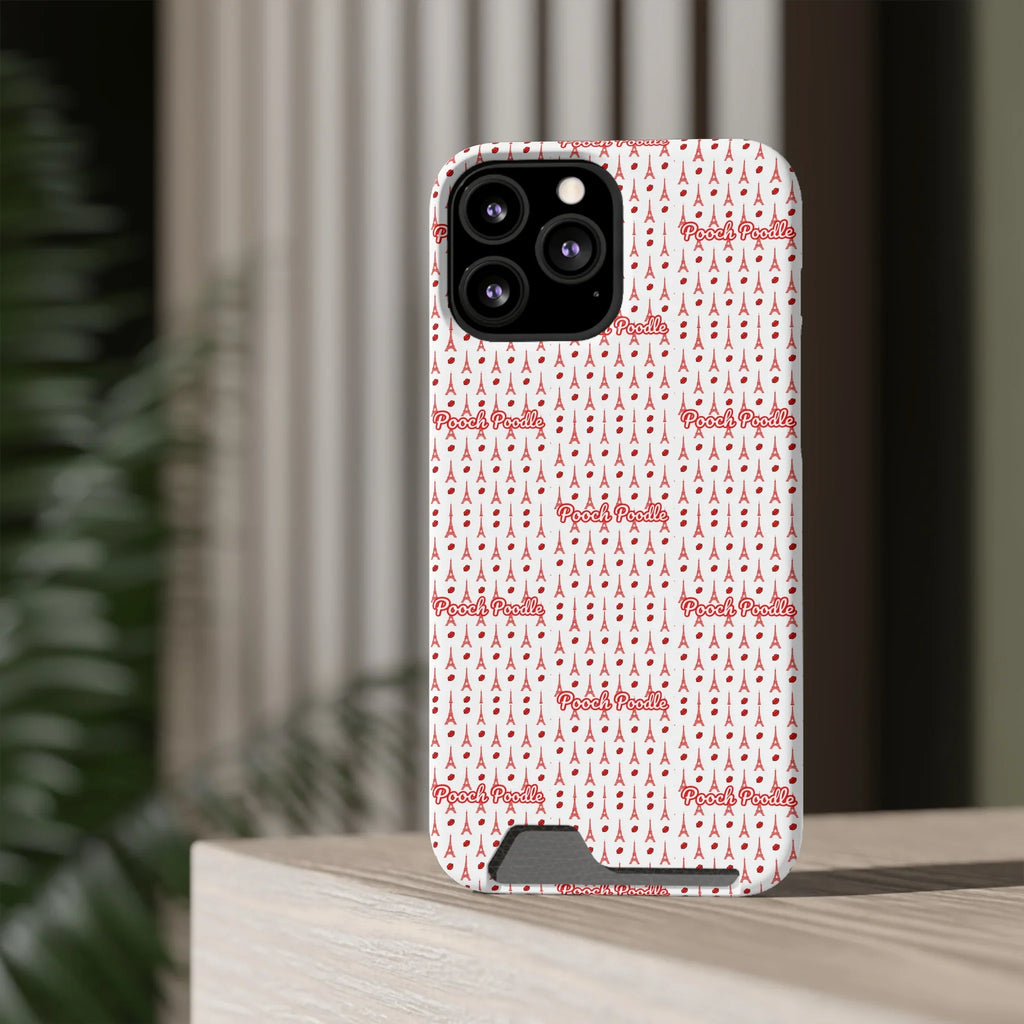 Cute Protective Phone Card Holder Case | Pooch Poodle