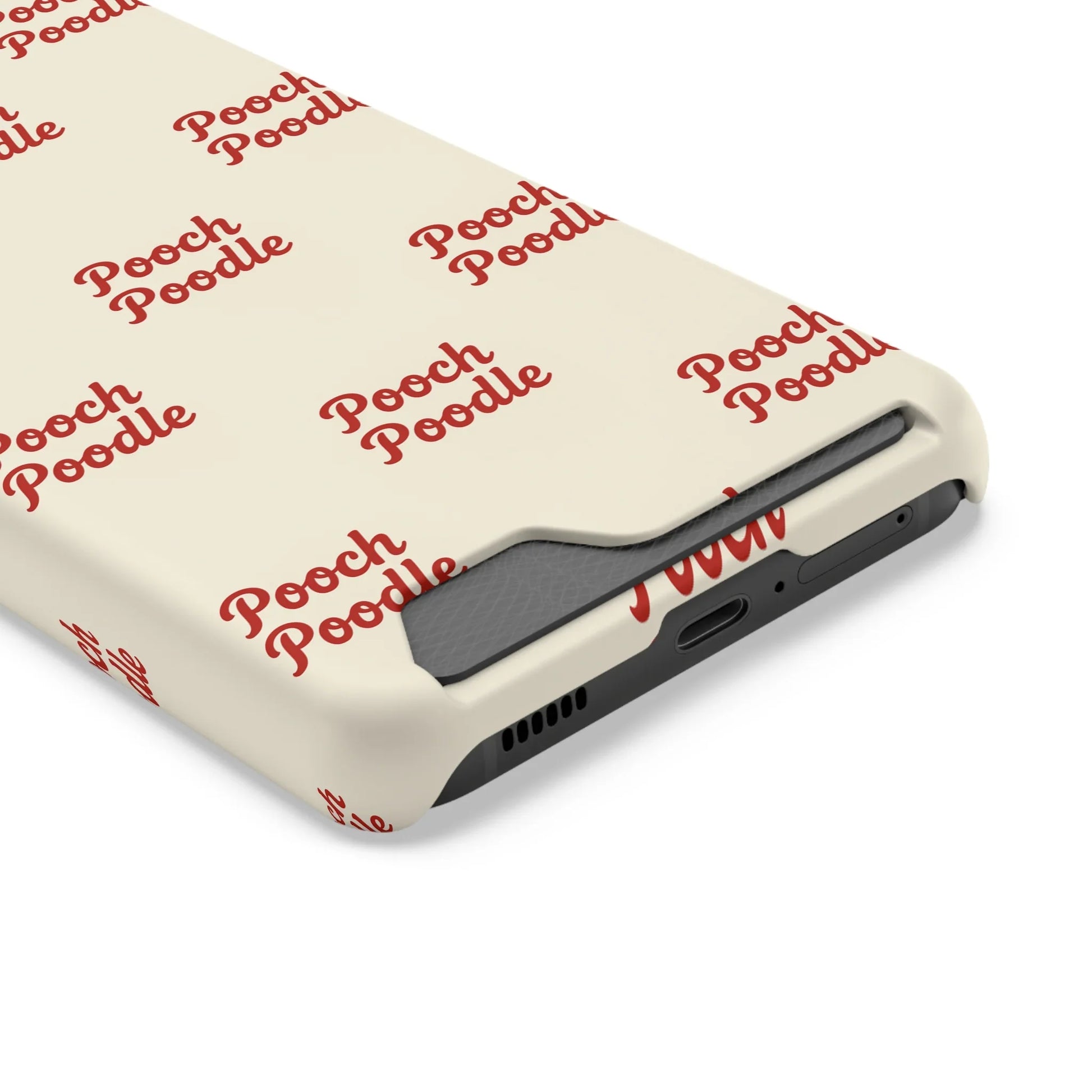 Cute Protective Phone Card Holder Case | Pooch Poodle