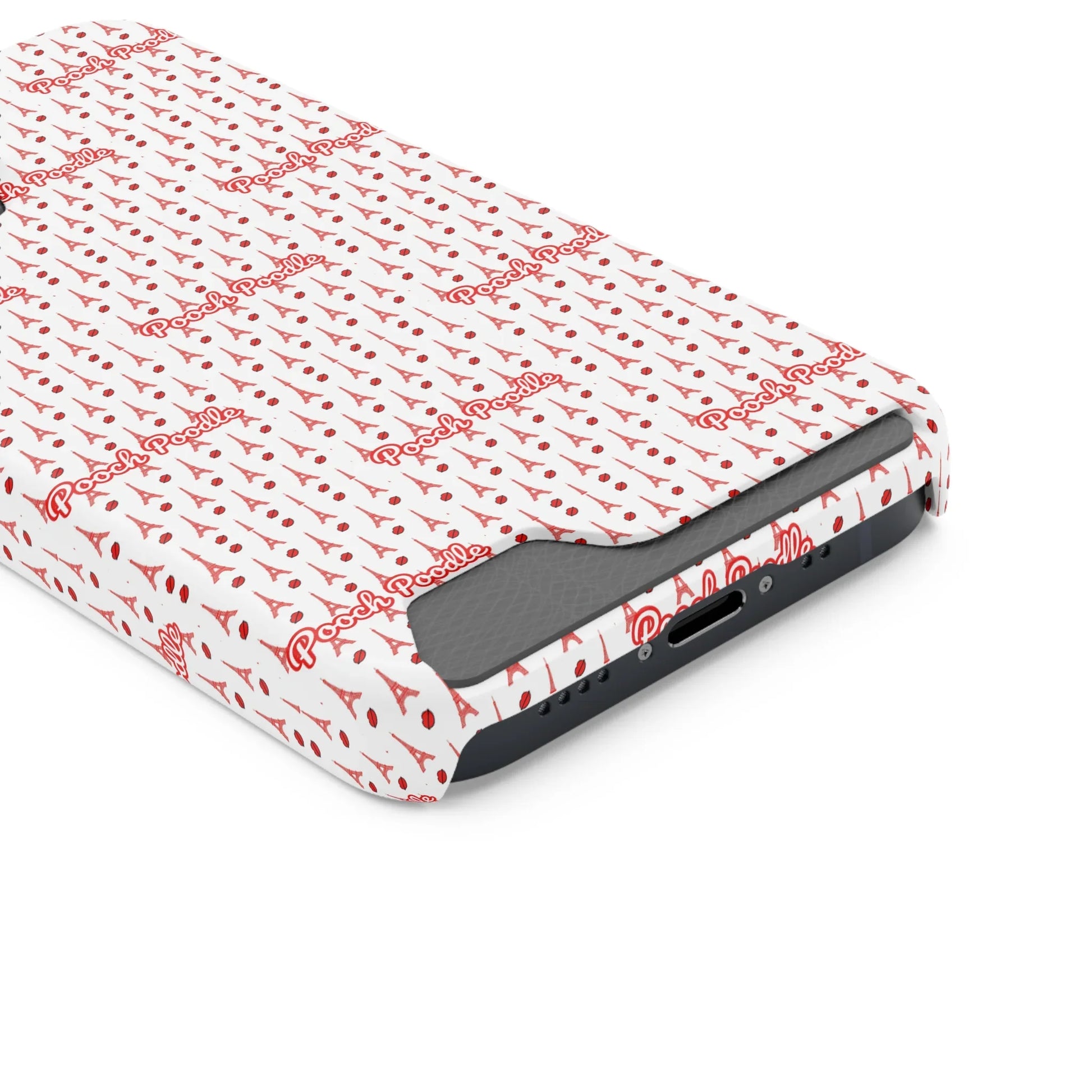 Cute Protective Phone Card Holder Case | Pooch Poodle