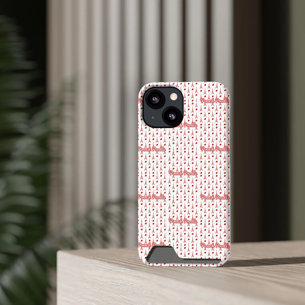 Cute Protective Phone Card Holder Case | Pooch Poodle