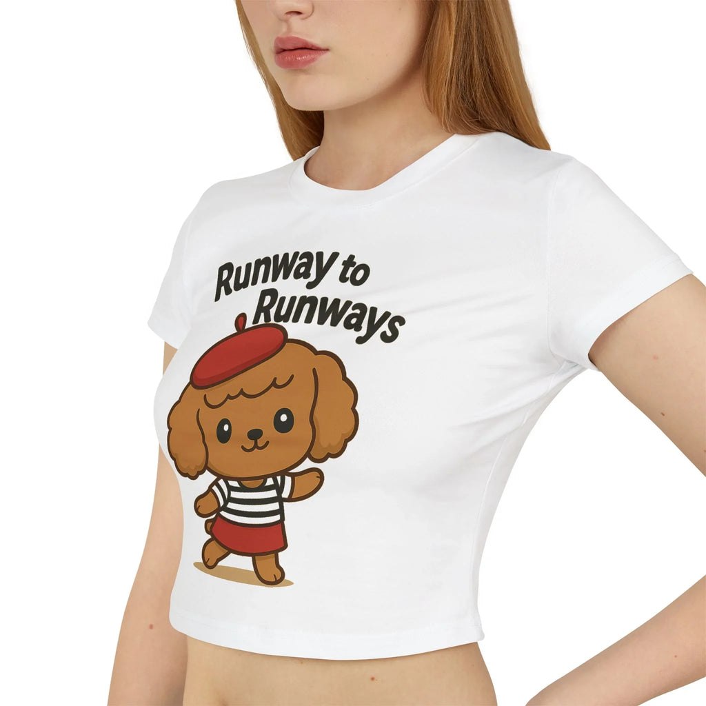 Runway to Runways Baby Tee | Pooch Poodle