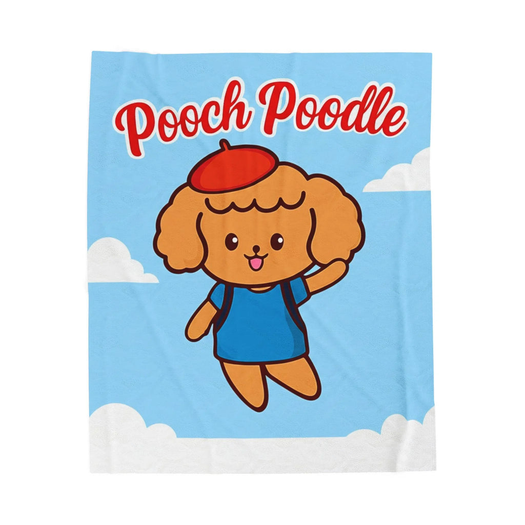 Velveteen Plush Blanket | Pooch Poodle
