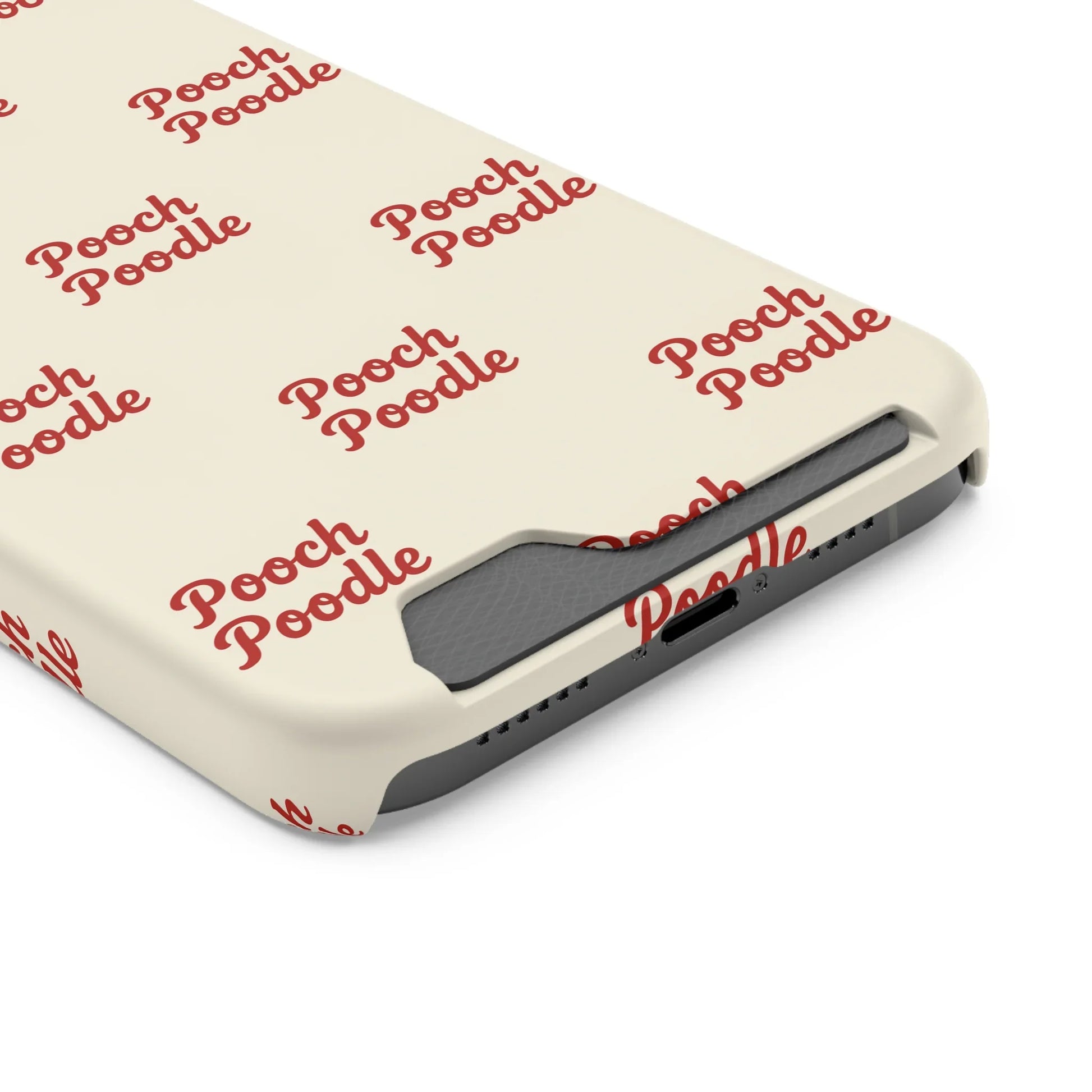 Cute Protective Phone Card Holder Case | Pooch Poodle