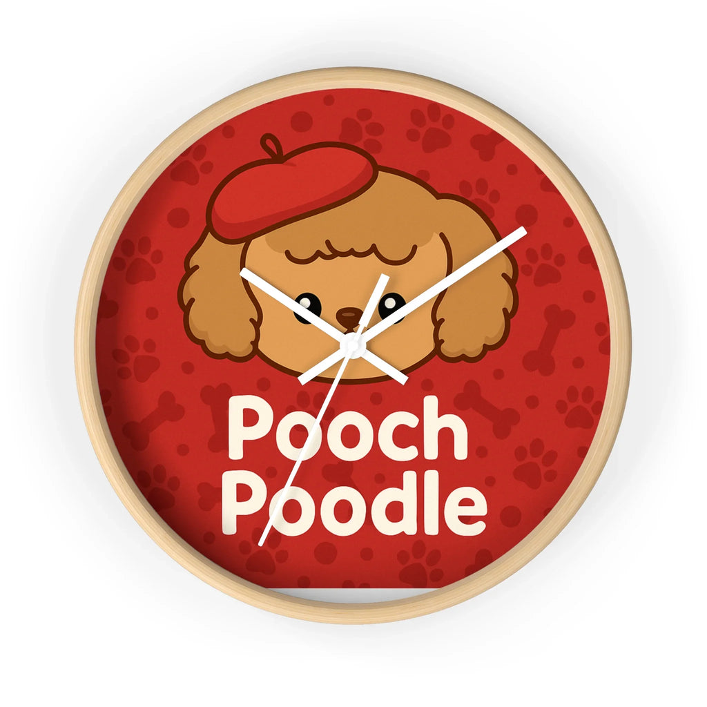 Pooch Poodle Wall Clock | Pooch Poodle