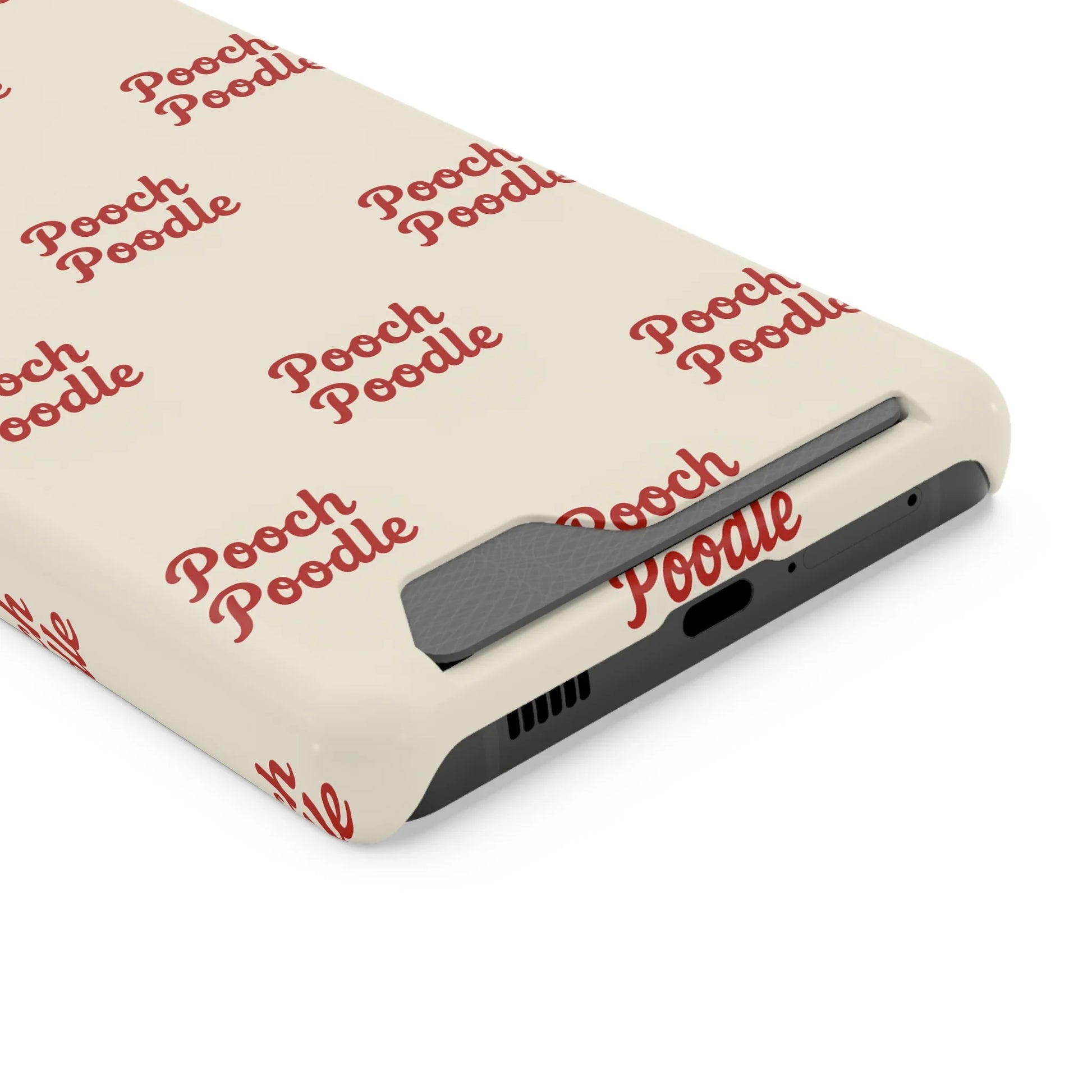 Cute Protective Phone Card Holder Case | Pooch Poodle