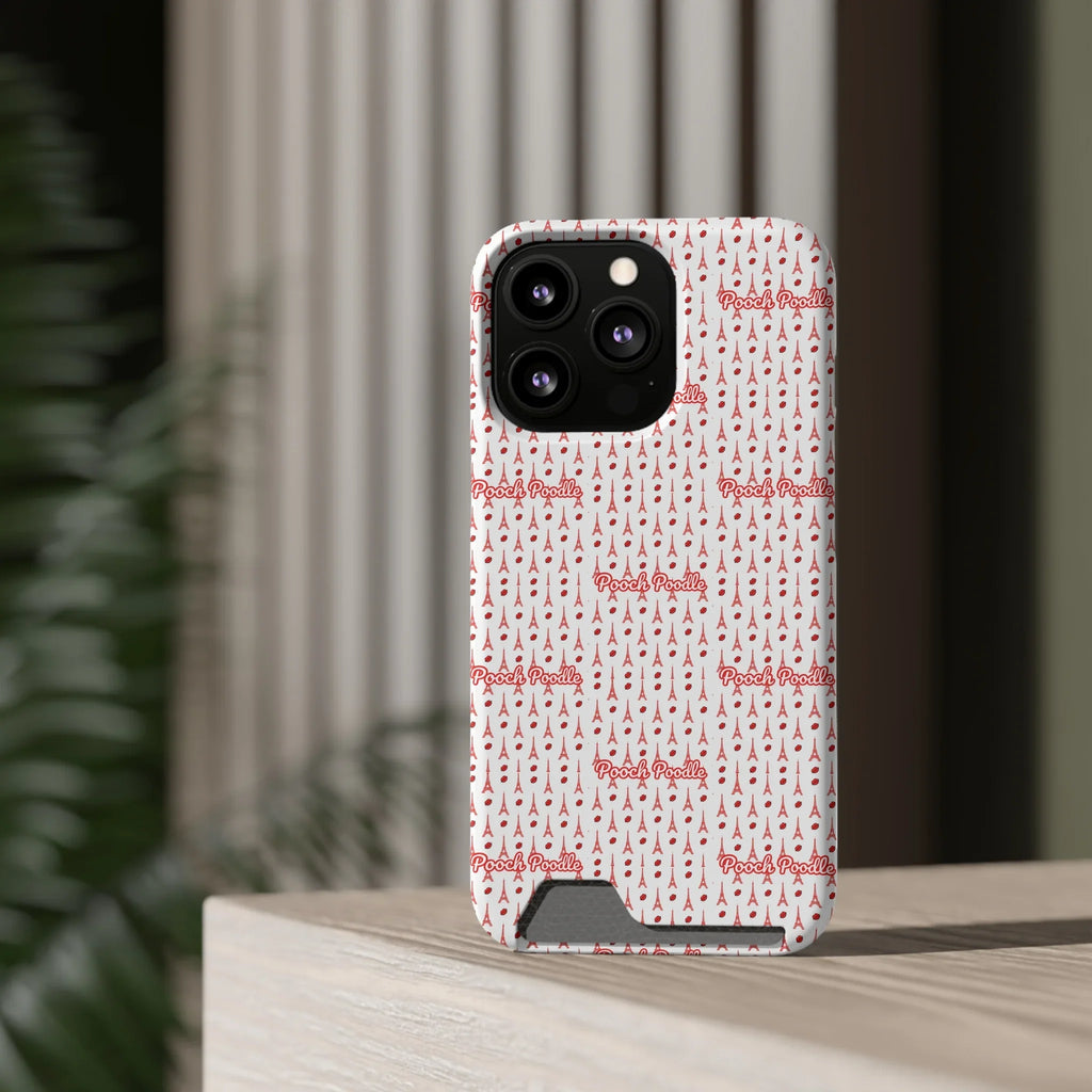 Cute Protective Phone Card Holder Case | Pooch Poodle