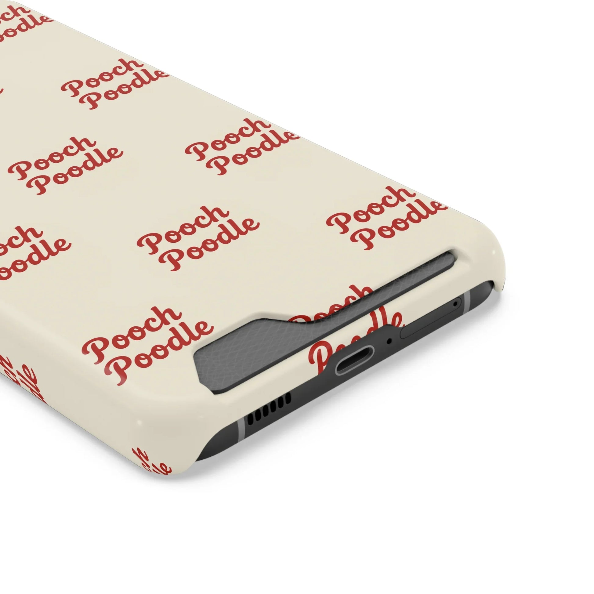 Cute Protective Phone Card Holder Case | Pooch Poodle