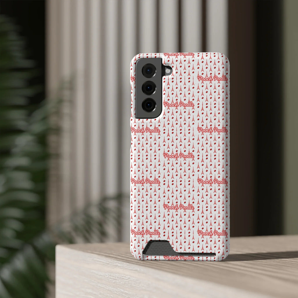 Cute Protective Phone Card Holder Case | Pooch Poodle