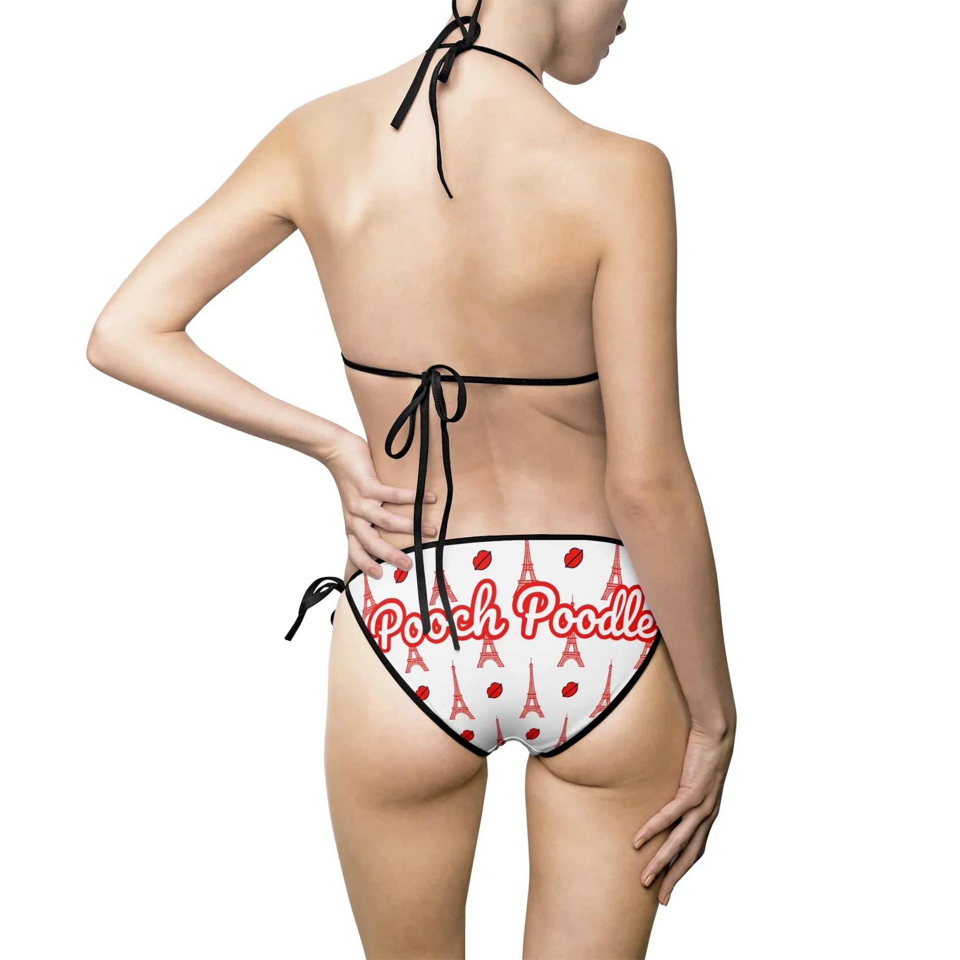 Cute Parisian Print Bikini | Pooch Poodle