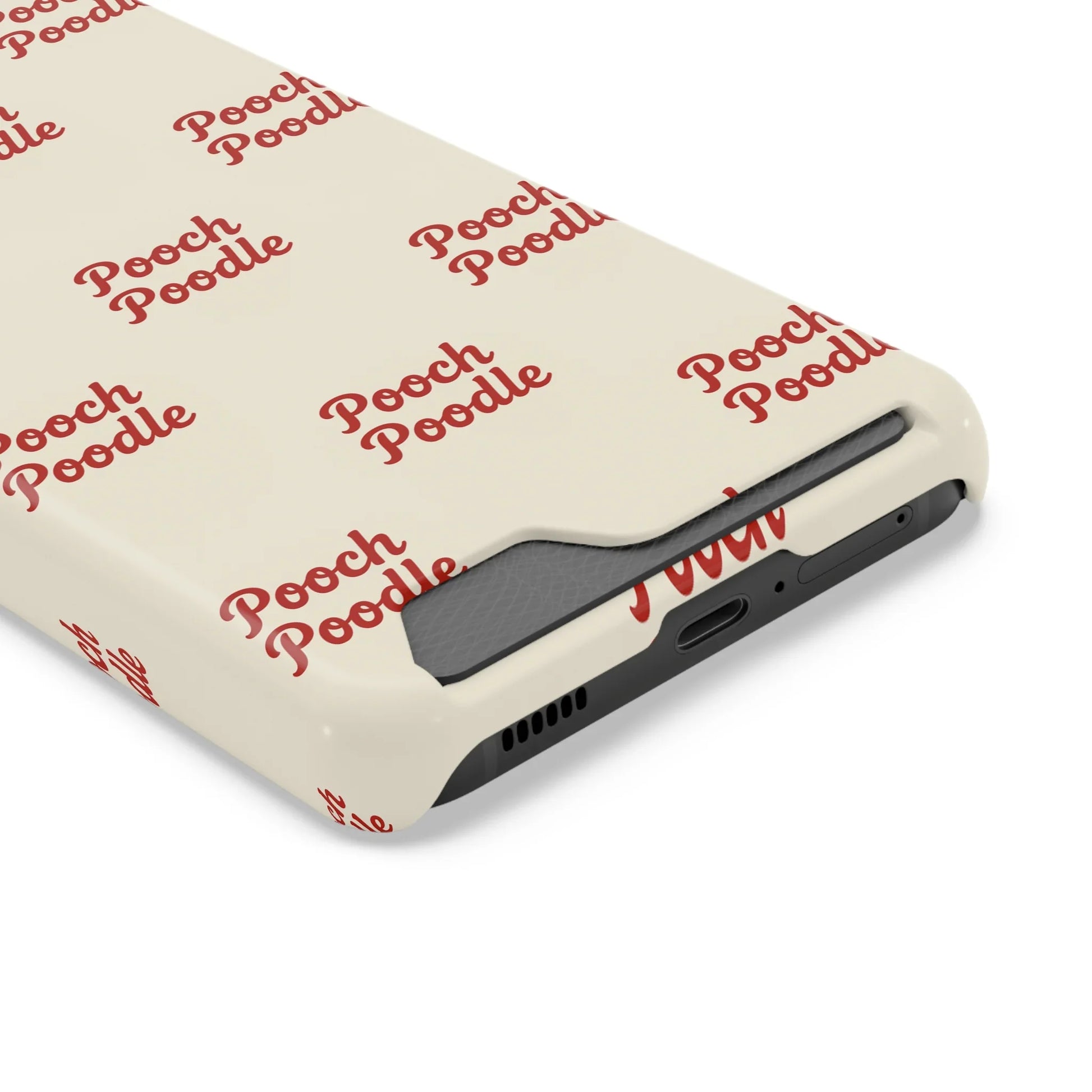 Cute Protective Phone Card Holder Case | Pooch Poodle