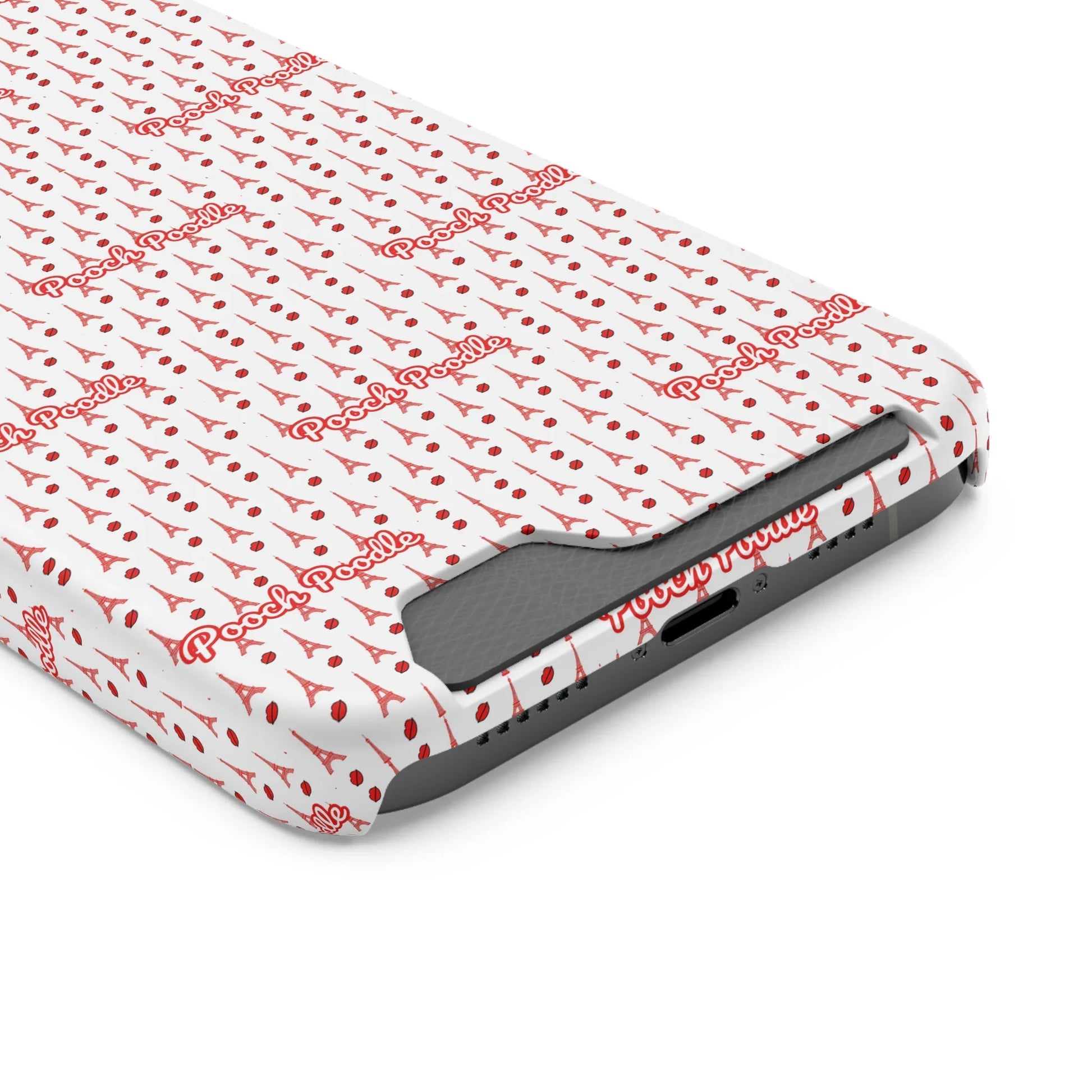 Cute Protective Phone Card Holder Case | Pooch Poodle