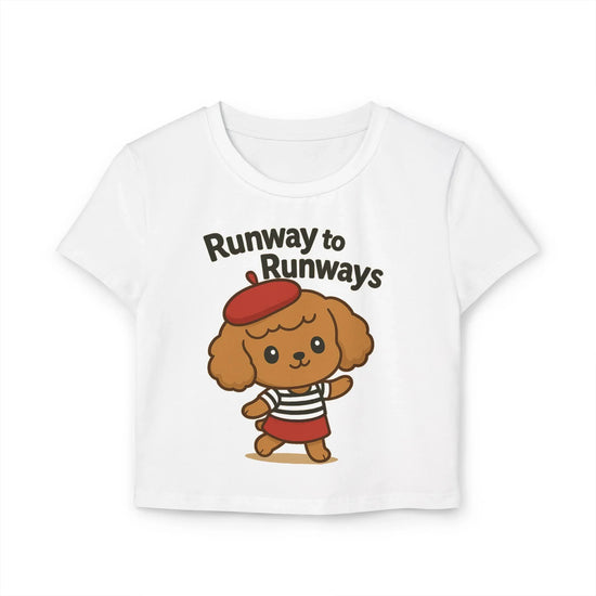 Runway to Runways Baby Tee | Pooch Poodle