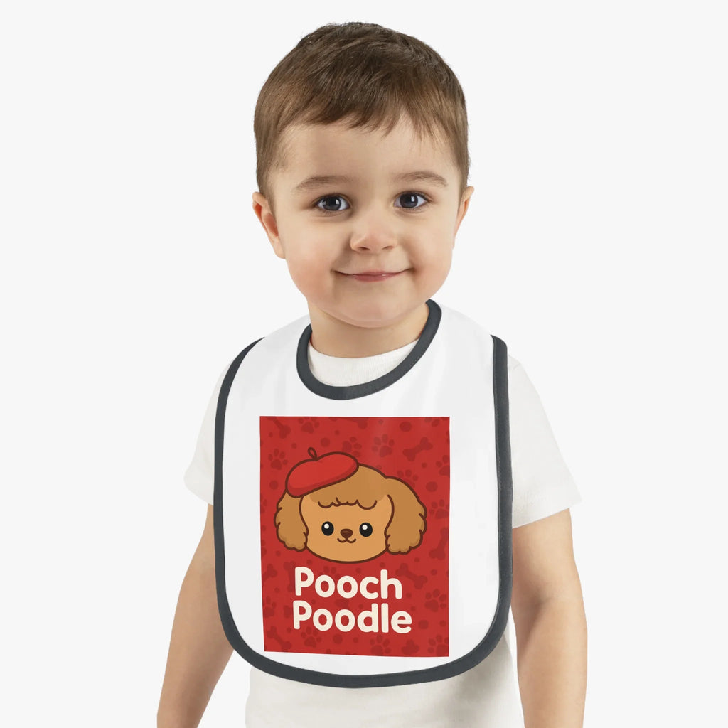 Cute Baby Bib | Pooch Poodle