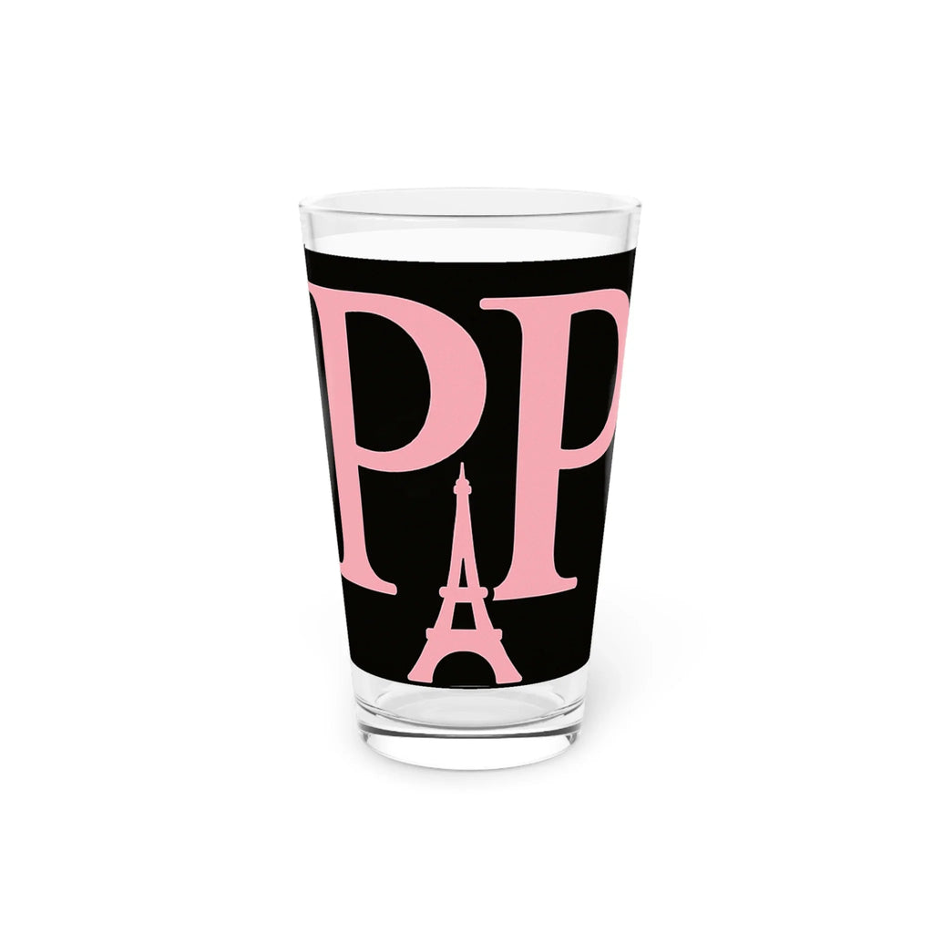 Chic Parisian Pint Glass | Pooch Poodle