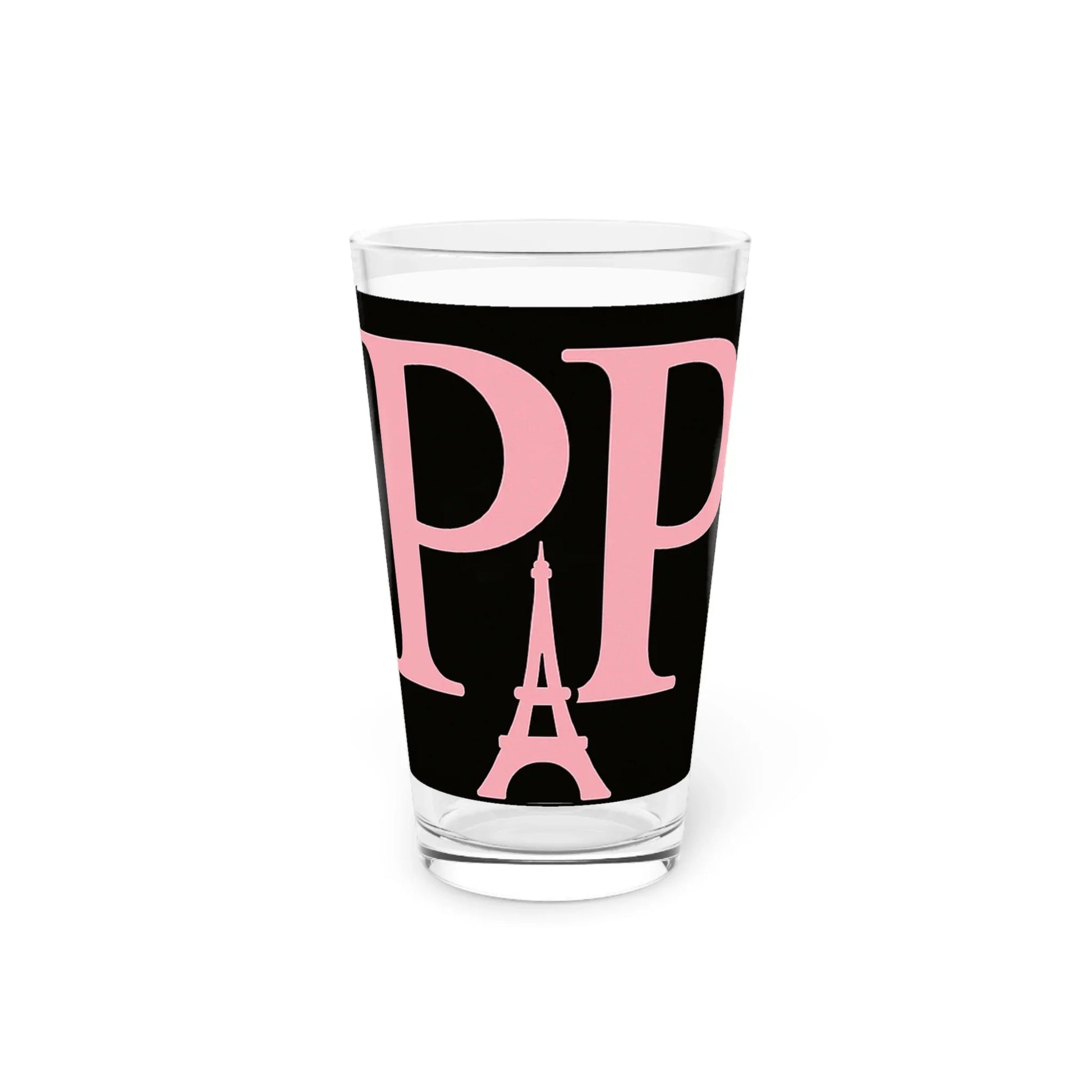 Chic Parisian Pint Glass | Pooch Poodle