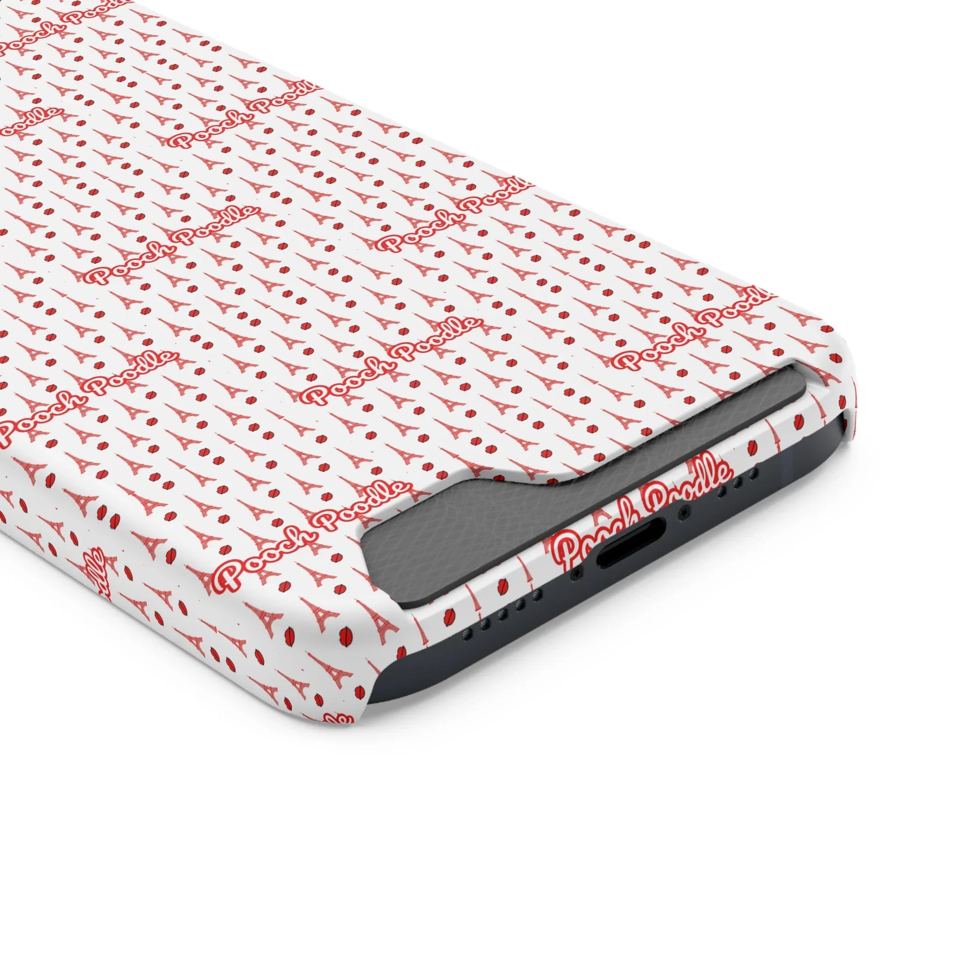Cute Protective Phone Card Holder Case | Pooch Poodle