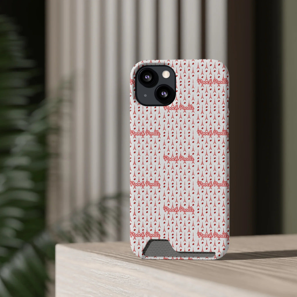 Cute Protective Phone Card Holder Case | Pooch Poodle