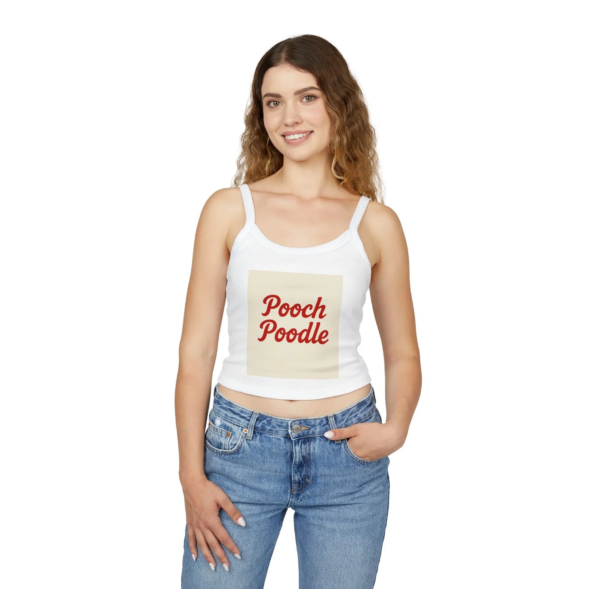 Pooch Poodle Spaghetti Strap Tank Top | Pooch Poodle