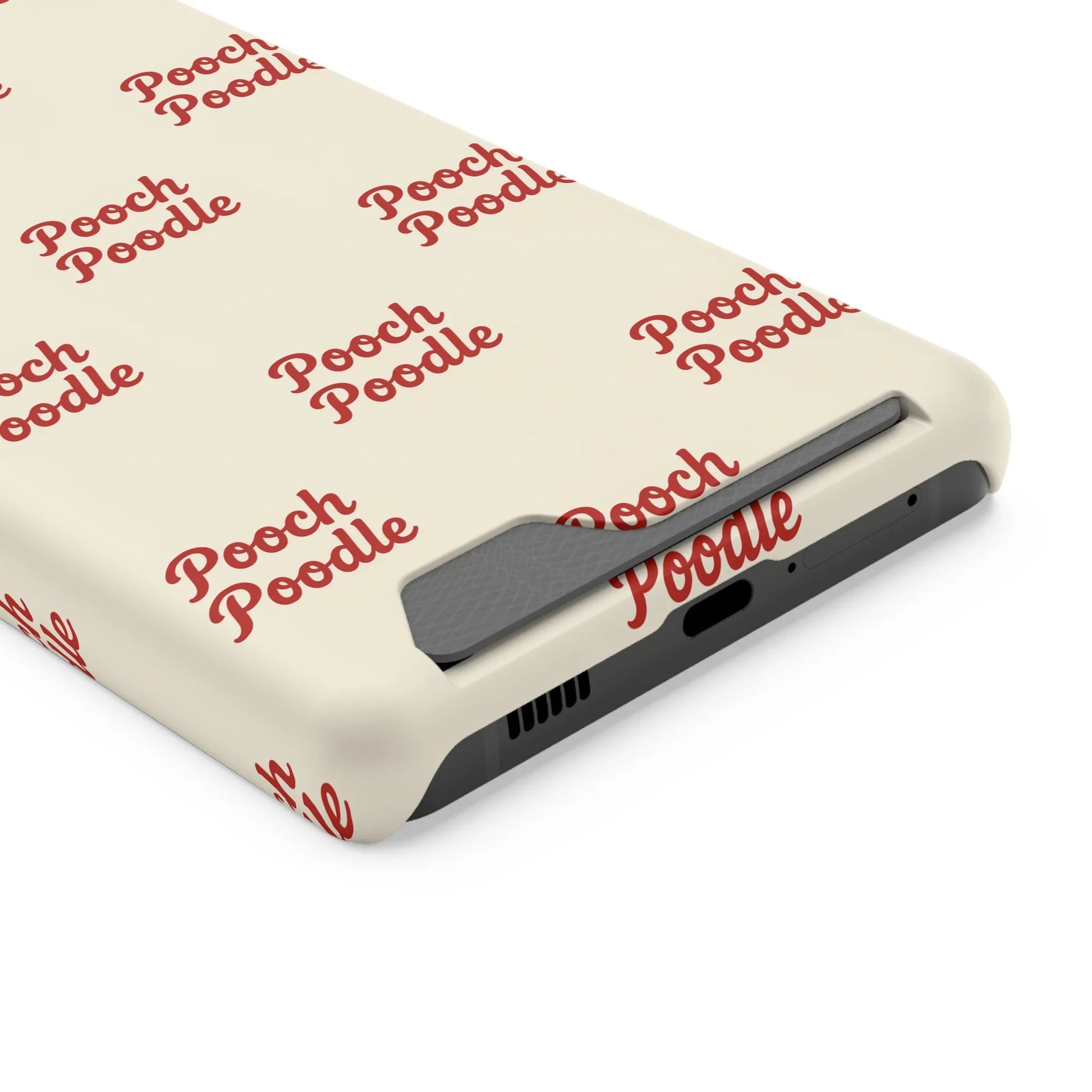 Cute Protective Phone Card Holder Case | Pooch Poodle