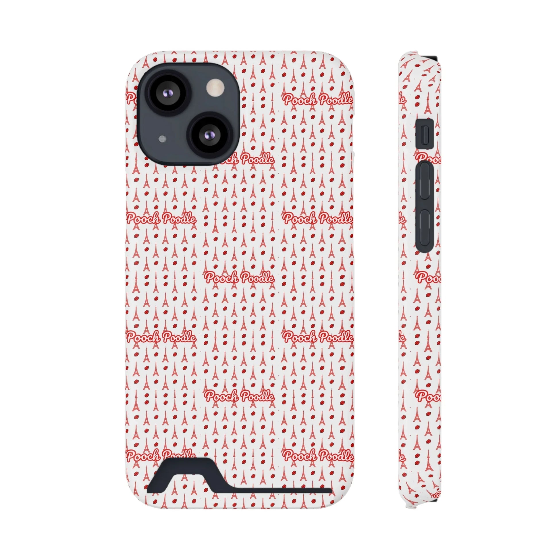 Cute Protective Phone Card Holder Case | Pooch Poodle