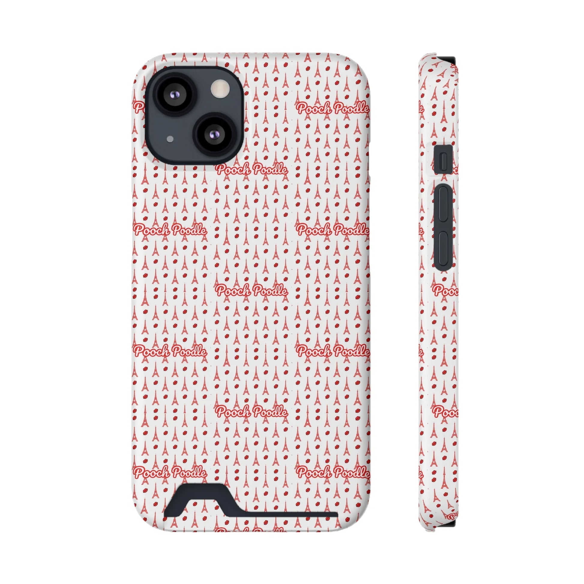 Cute Protective Phone Card Holder Case | Pooch Poodle