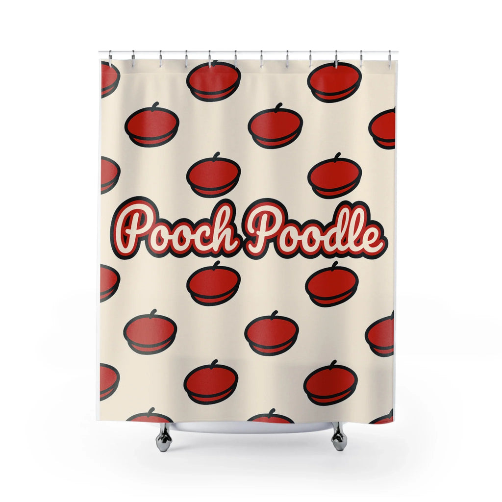 Pooch Poodle Shower Curtain | Pooch Poodle