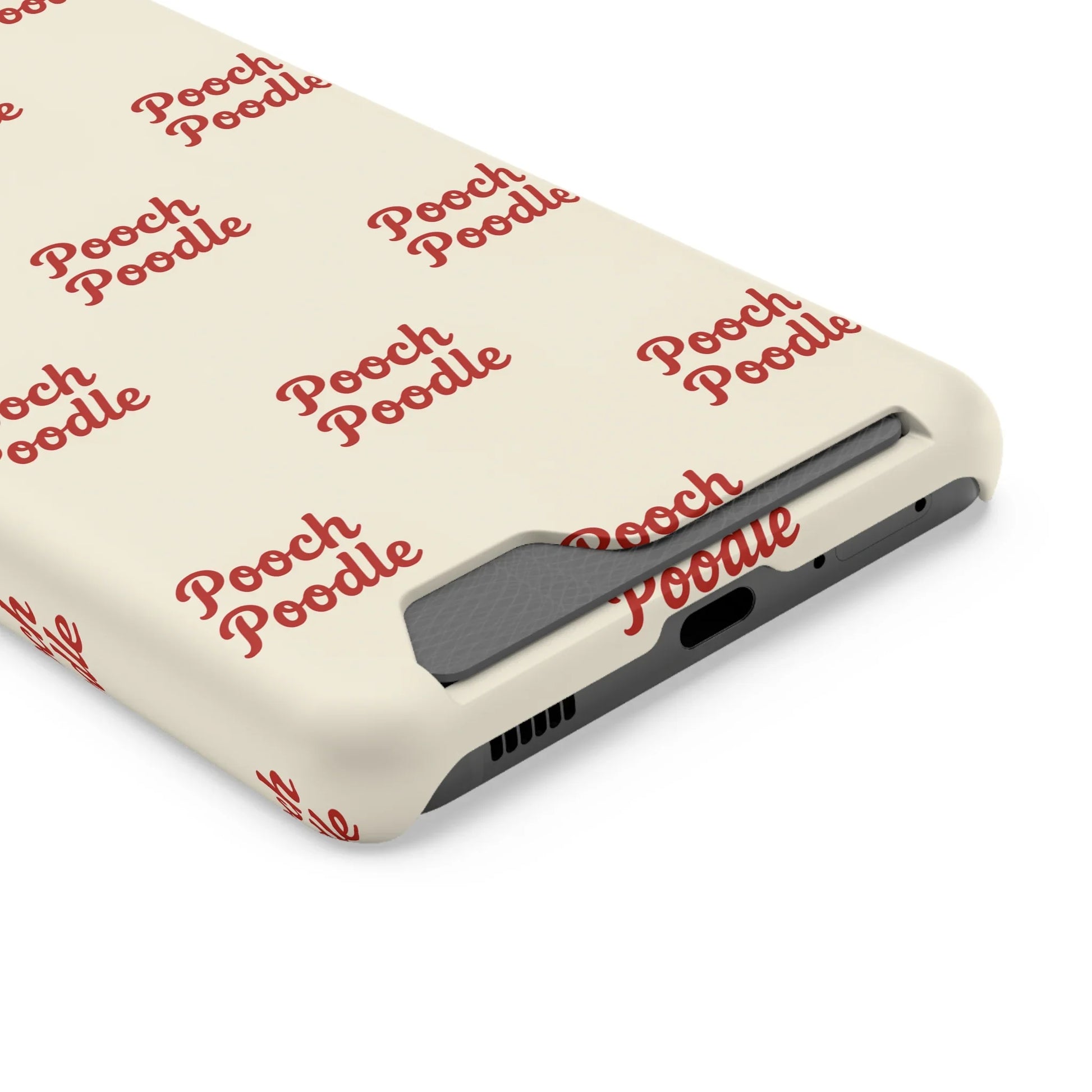 Cute Protective Phone Card Holder Case | Pooch Poodle