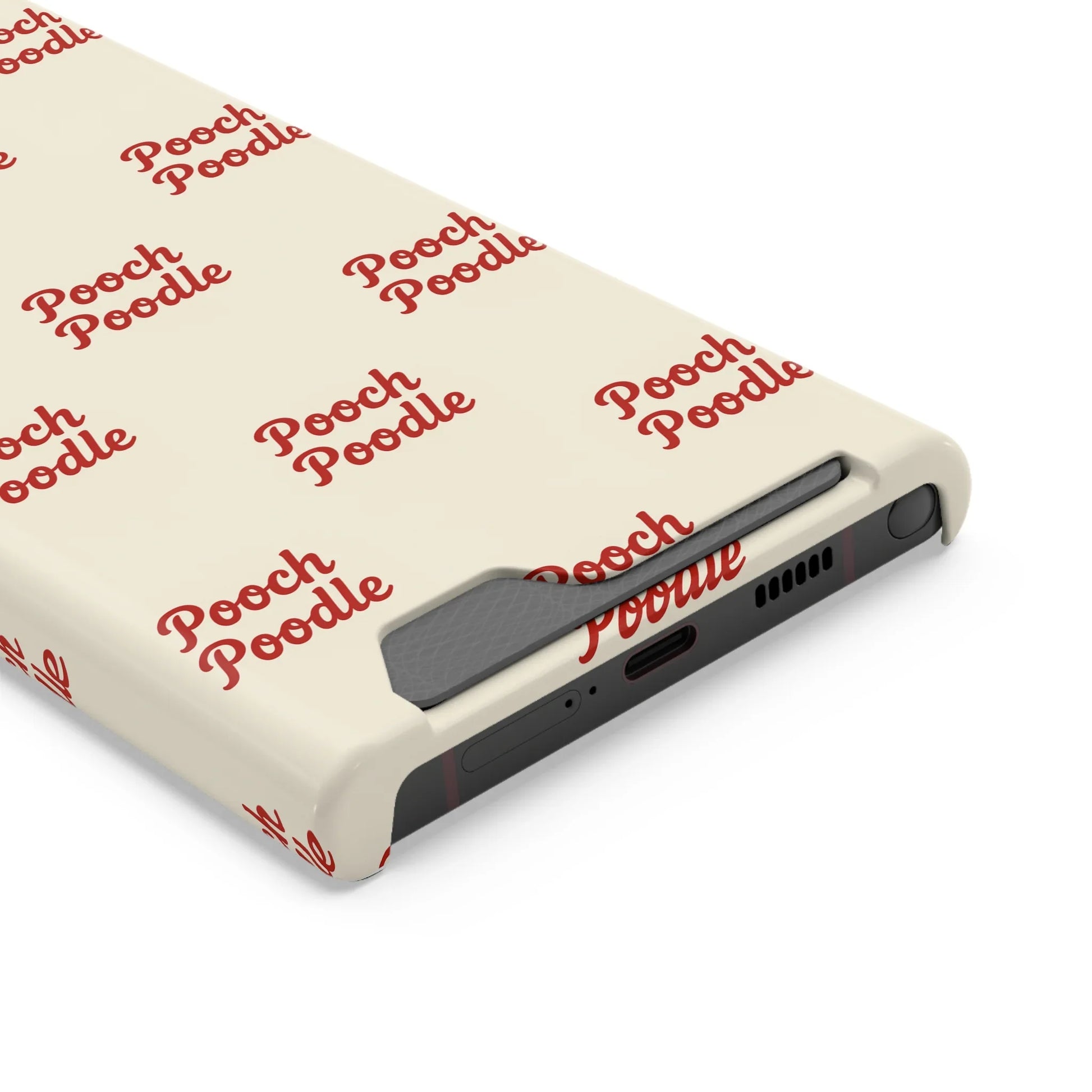 Cute Protective Phone Card Holder Case | Pooch Poodle
