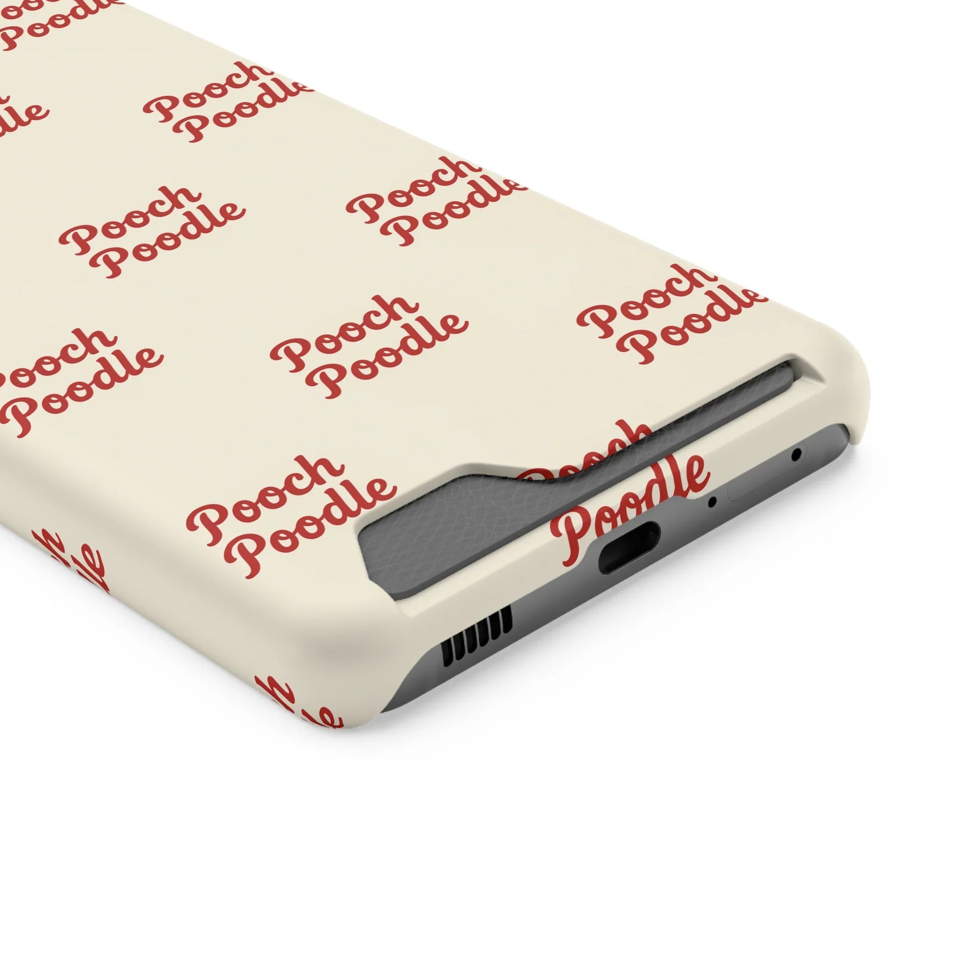 Cute Protective Phone Card Holder Case | Pooch Poodle